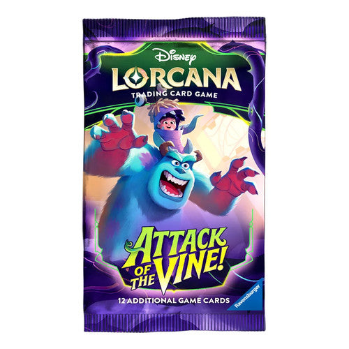 Disney Lorcana Attack of the Vine Booster Pack (12 Cards) | Booster